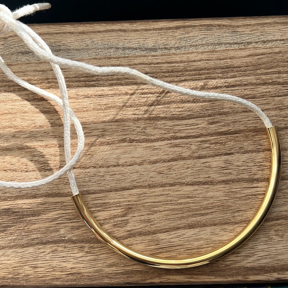 Maslo Brass Cuff Necklace